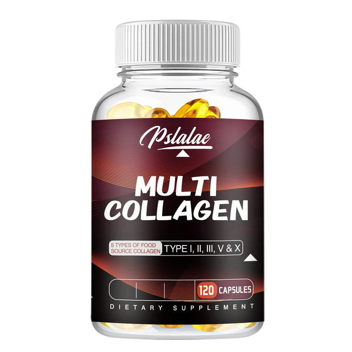 Multi Collagen Capsules – Support for Joints, Bones, Skin, and Nails – 120 Capsules
